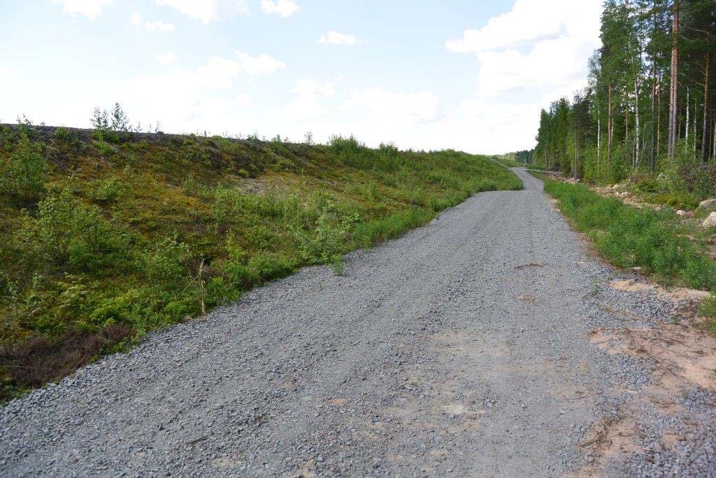 Patopenkereestä johtuen tilalla oleva mökki ja varastorakennus