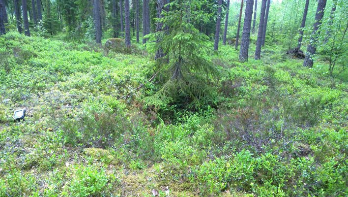 AKDG 4722:11. Virolahti Korkiakallio 2. Kuopat, kaakosta. Kuvaaja: Petro Pesonen.