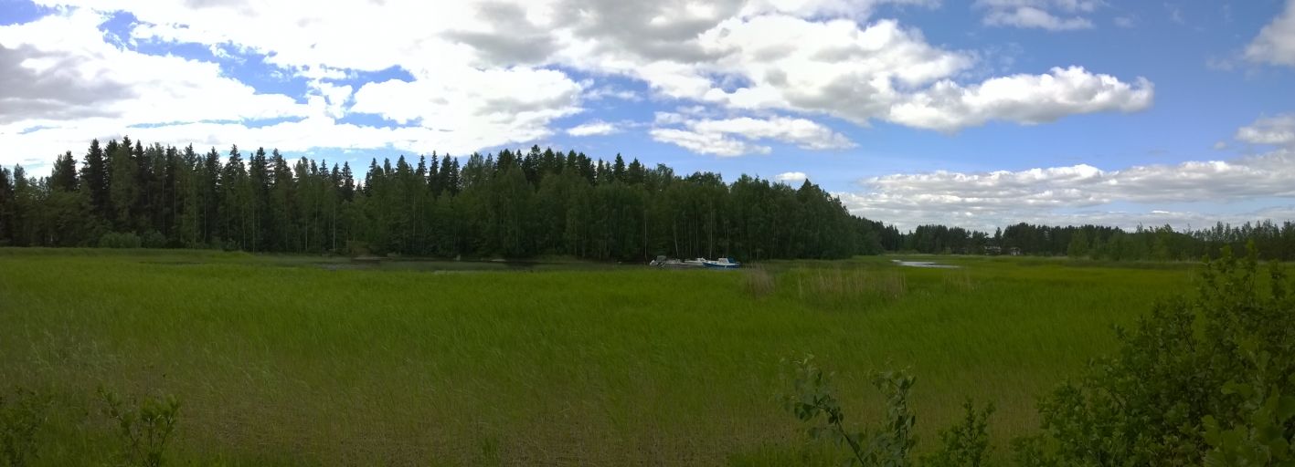 AKDG 4722:7. Klamilan satama, kaakosta. Kuvaaja: Petro Pesonen. 2.2 Luonnonympäristö ja maisema Klamilan seudun maisema on yleisesti ottaen pienipiirteisyydessään hyvin vaihtelevaa.