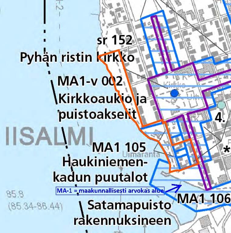 MITÄ ON SUUNNITTEILLA? Kaupunginrannan ympäristö on merkittävä kaupunkimaisema ja rakennettu kulttuuriympäristö Iisalmessa.