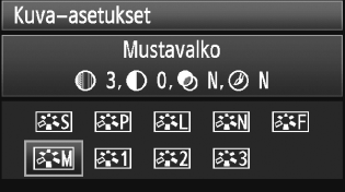 A Kuva-asetuksen valitseminenn S Neutraali Tämä kuva-asetus on käyttäjille, jotka haluavat käsitellä kuvia tietokoneessa. Luonnolliset värit ja terävyys.