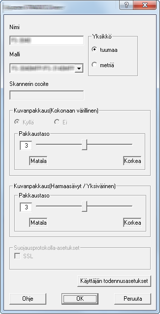 Koneen asennus ja asetukset > Ohjelmiston asennus TWAIN-ajurin asetus Rekisteröi kone TWAIN-ajuriin. Ohjeet perustuvat Windows 8.1 -käyttöliittymään. 1 Avaa näyttö.