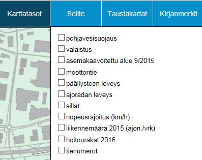 Liikenneviraston karttasovellus tiestötiedoista1/2 Linkit karttapalveluun: https://extranet.liikennevirasto.fi/webgis-sovellukset/webgis/template.html?config=lupapalvelu Ilmoituslomakkeen kautta www.