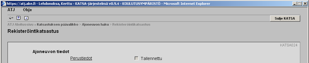 1 Työkalurivi 3 4 2 1.