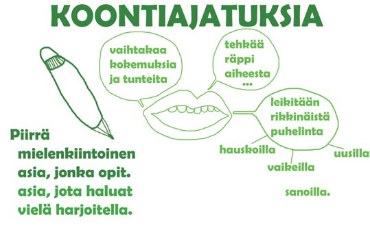 oppitunnin jälkeen kotitehtävien kertaaminen on mielekästä äänioppikirjan kanssa on mahdollista tutustua opittavaan aiheeseen myös kaunokirjallisuuden kautta ja löytää mielenkiintoisia tarinoita