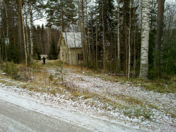 15 Vanhatie 8, pohjoisosaa talon tienoilla. Kuvattu koillisen.