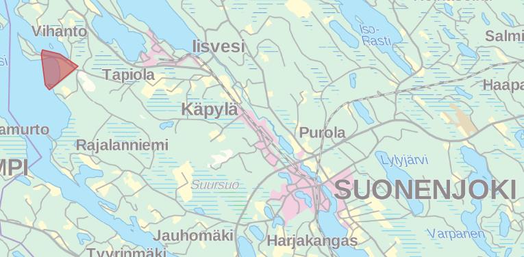 FCG SUUNNITTELU JA TEKNIIKKA OY Kaavaselostus, 2 (9) Suunnittelualueen sijainti punaisella rajauksella 1.