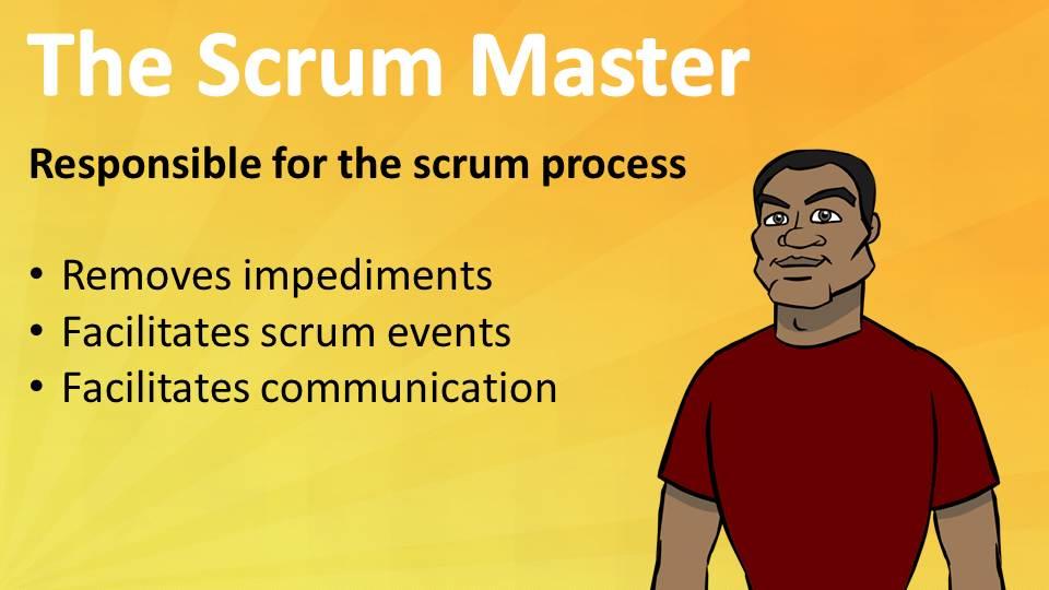 10 Kuva 4. Scrum-masterin vastuualueita [21.] Scrum-master voi neuvoa tuoteomistajaa kehitysjonon hallinnassa.