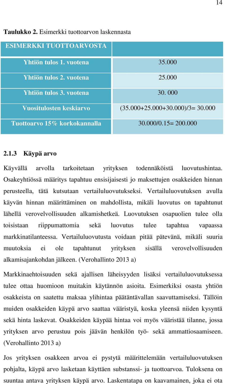 Osakeyhtiössä määritys tapahtuu ensisijaisesti jo maksettujen osakkeiden hinnan perusteella, tätä kutsutaan vertailuluovutukseksi.