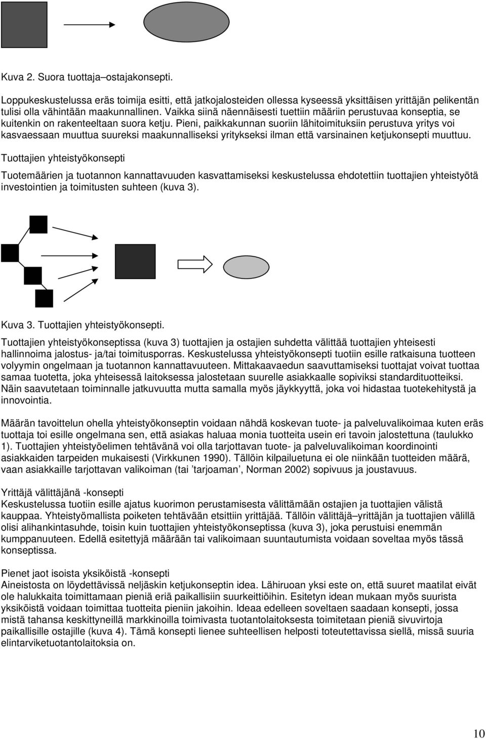 Pieni, paikkakunnan suoriin lähitoimituksiin perustuva yritys voi kasvaessaan muuttua suureksi maakunnalliseksi yritykseksi ilman että varsinainen ketjukonsepti muuttuu.