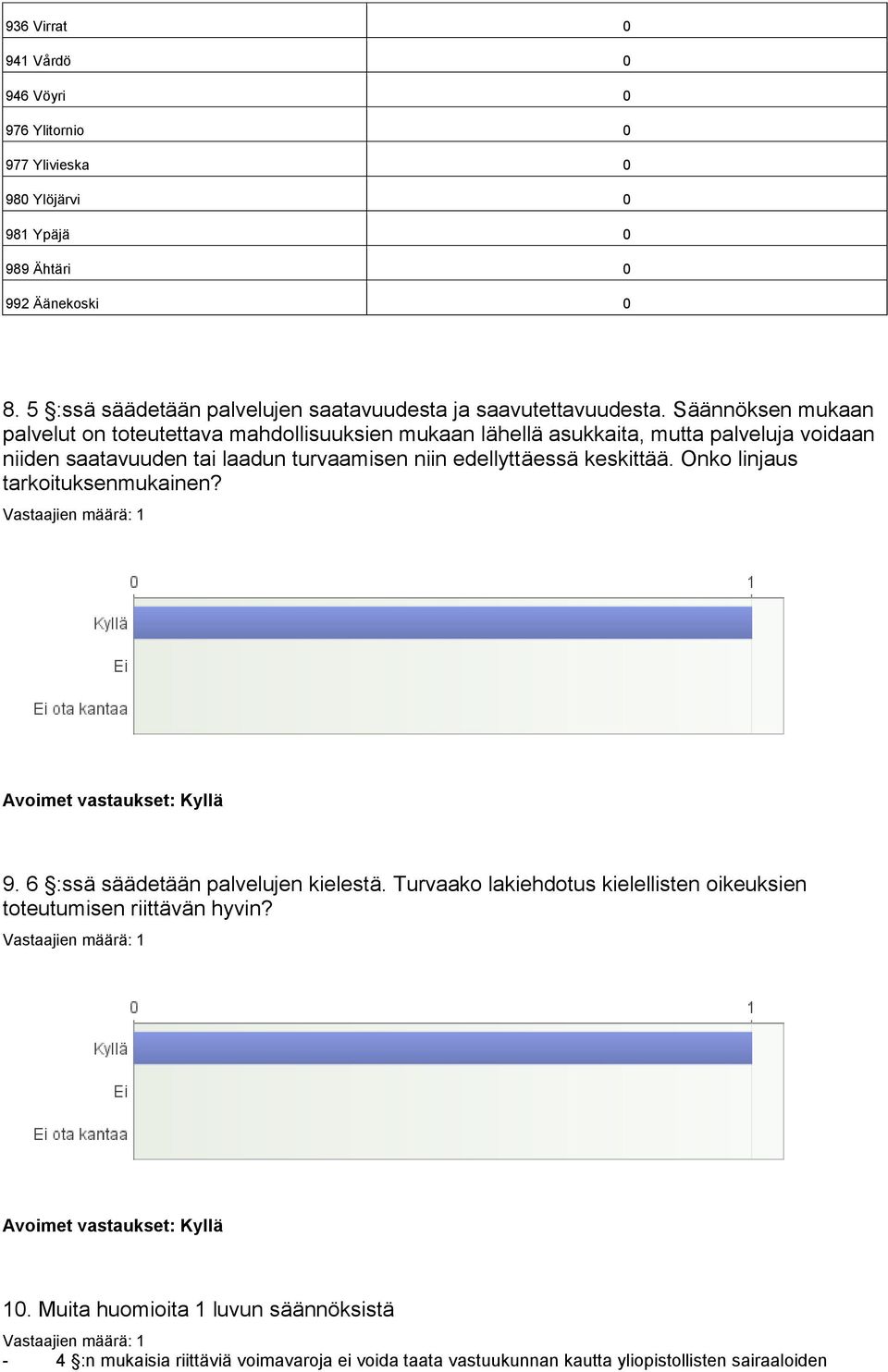 Säännöksen mukaan palvelut on toteutettava mahdollisuuksien mukaan lähellä asukkaita, mutta palveluja voidaan niiden saatavuuden tai laadun turvaamisen niin