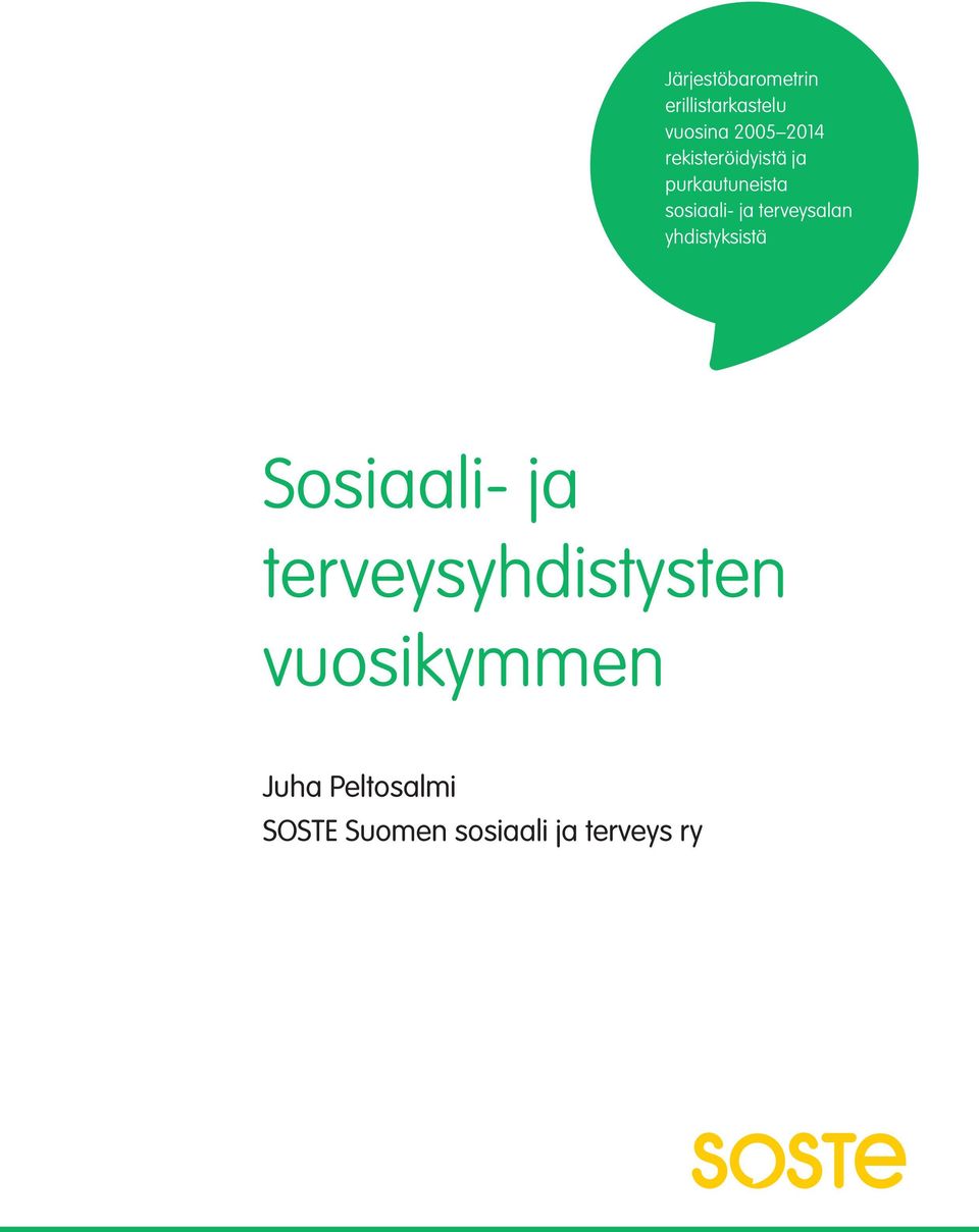 terveysalan yhdistyksistä Sosiaali- ja