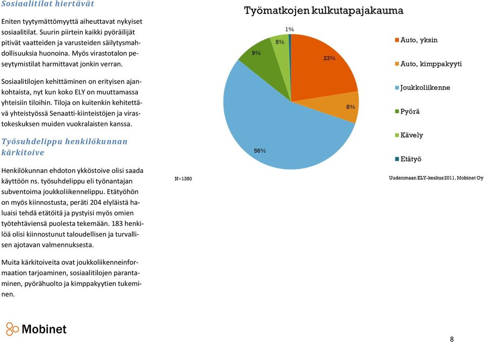 Tiloja on kuitenkin kehitettävä yhteistyössä Senaatti-kiinteistöjen ja virastokeskuksen muiden vuokralaisten kanssa.