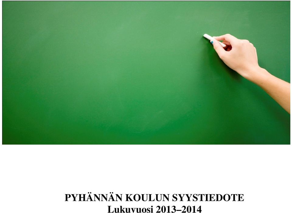 SYYSTIEDOTE