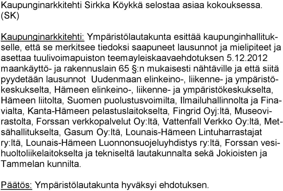 teemayleiskaavaehdotuksen 5.12.