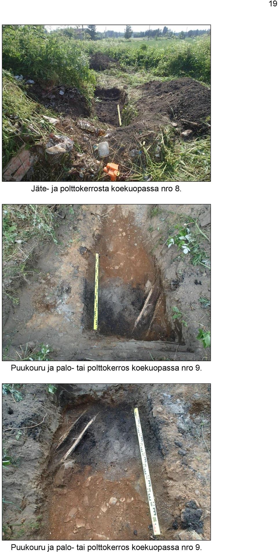 Puukouru ja palo- tai polttokerros