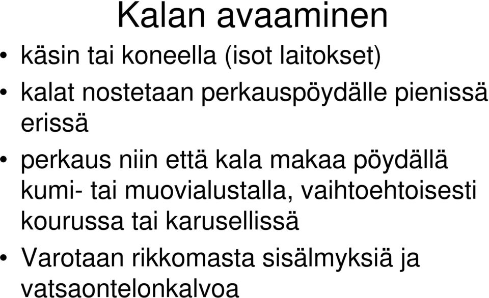 makaa pöydällä kumi- tai muovialustalla, vaihtoehtoisesti