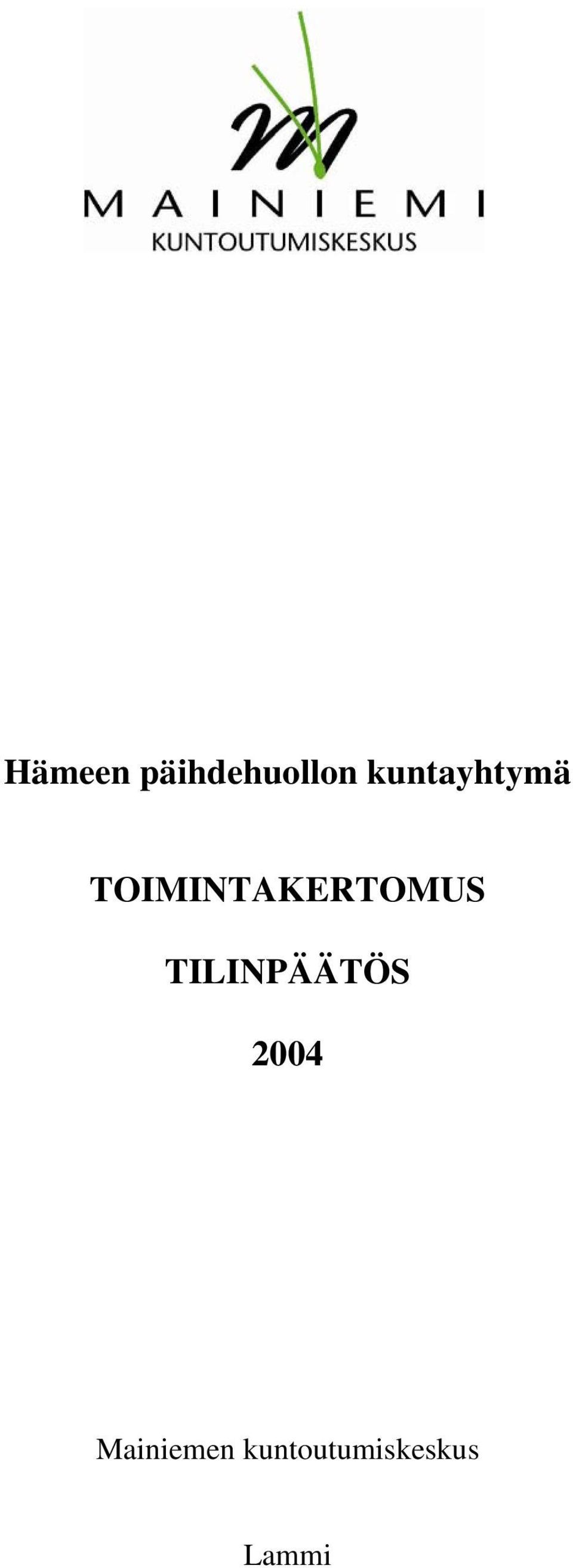 TOIMINTAKERTOMUS