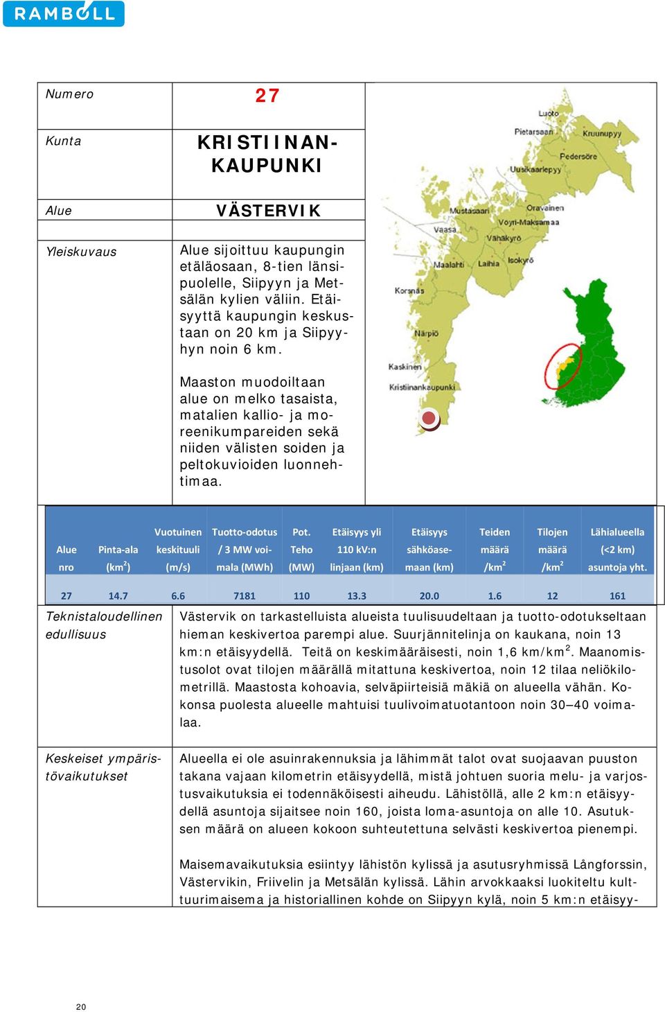 Maaston muodoiltaan alue on melko tasaista, matalien kallio- ja moreenikumpareiden sekä niiden välisten soiden ja peltokuvioiden luonnehtimaa.