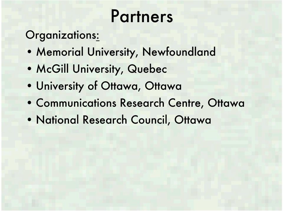 University of Ottawa, Ottawa Communications