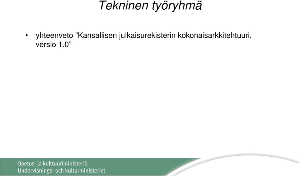 julkaisurekisterin