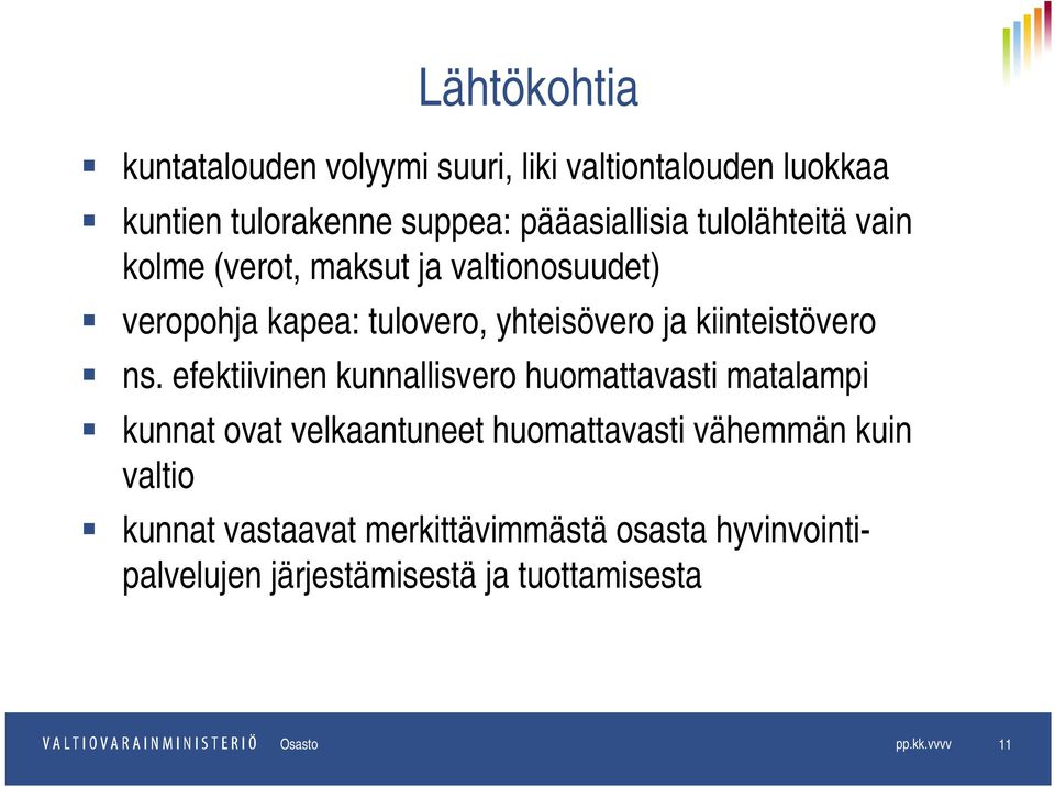 efektiivinen kunnallisvero huomattavasti matalampi kunnat ovat velkaantuneet huomattavasti vähemmän kuin valtio