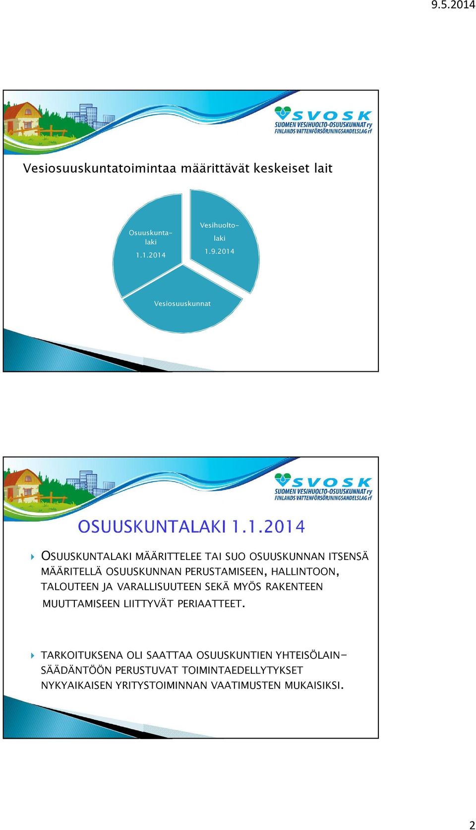 HALLINTOON, TALOUTEEN JA VARALLISUUTEEN SEKÄ MYÖS RAKENTEEN MUUTTAMISEEN LIITTYVÄT PERIAATTEET.