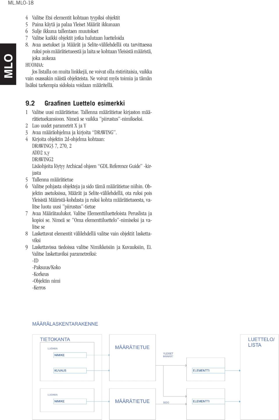 ristiriitaisia, vaikka vain osassakin näistä objekteista. Ne voivat myös toimia ja tämän lisäksi tarkempia sidoksia voidaan määritellä. 9.2 Graafinen Luettelo esimerkki 1 Valitse uusi määrätietue.