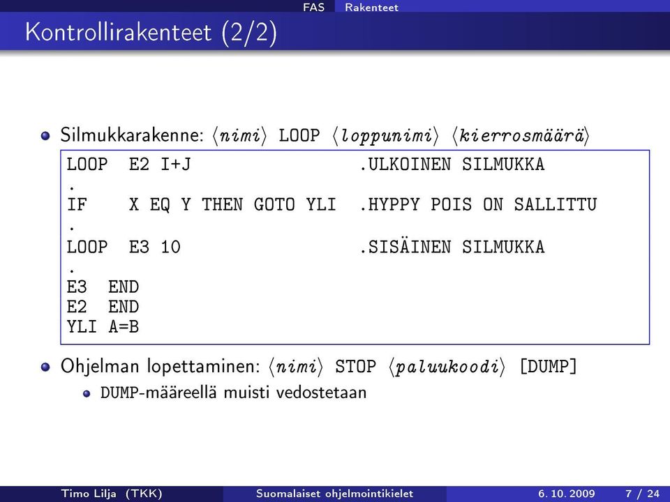 SISÄINEN SILMUKKA.