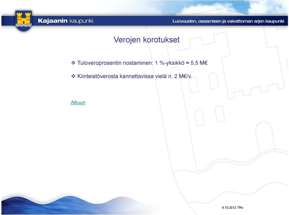 nostaminen: 1 %-yksikkö 5,5