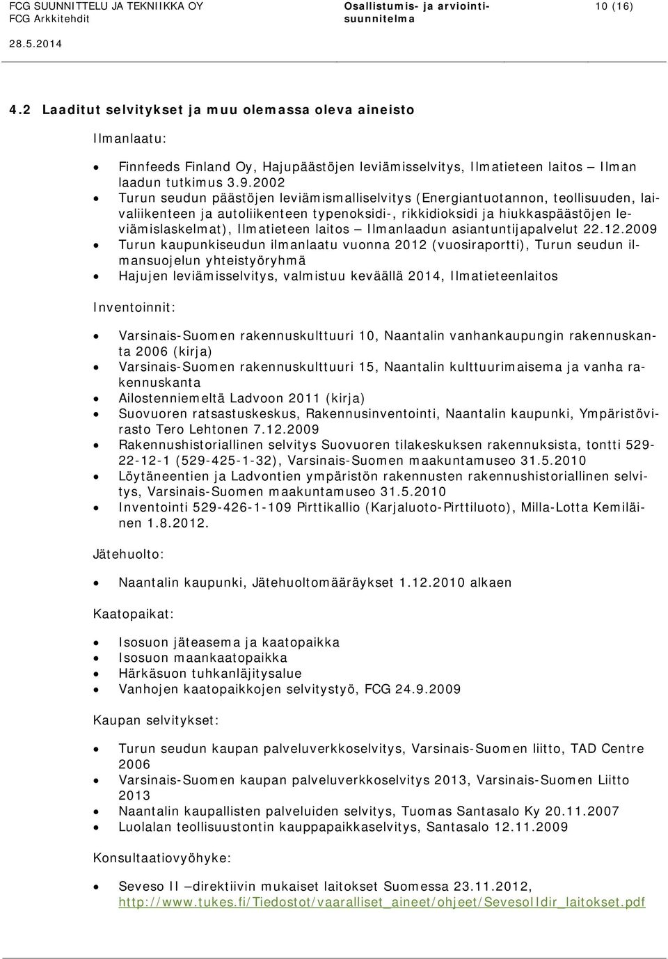 laitos Ilmanlaadun asiantuntijapalvelut 22.12.