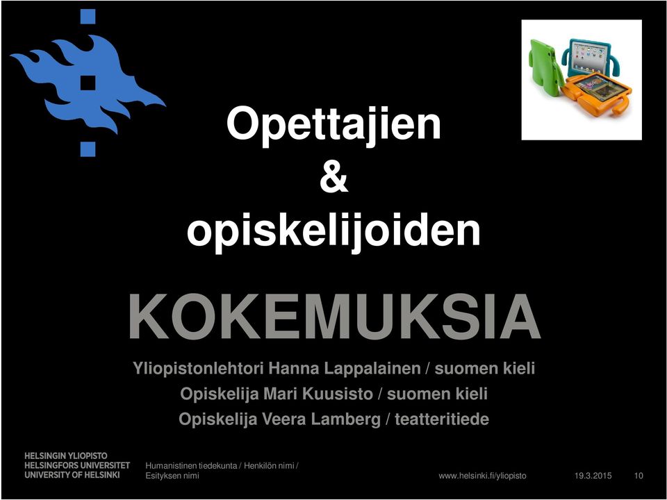 kieli Opiskelija Mari Kuusisto / suomen kieli