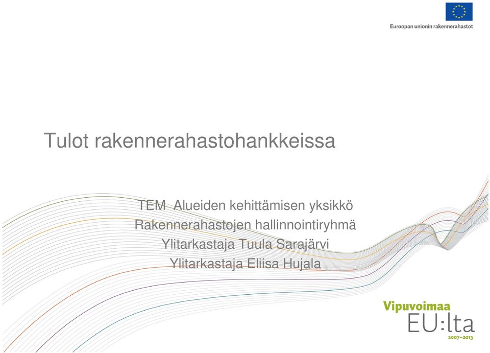 Rakennerahastojen hallinnointiryhmä