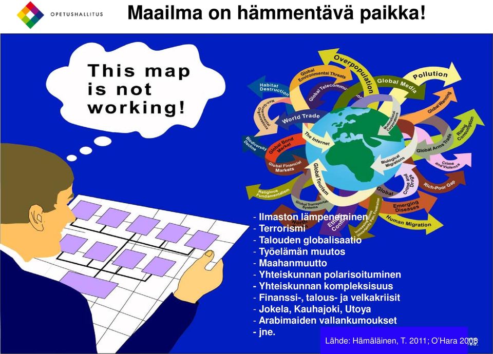 Maahanmuutto - Yhteiskunnan polarisoituminen - Yhteiskunnan kompleksisuus -