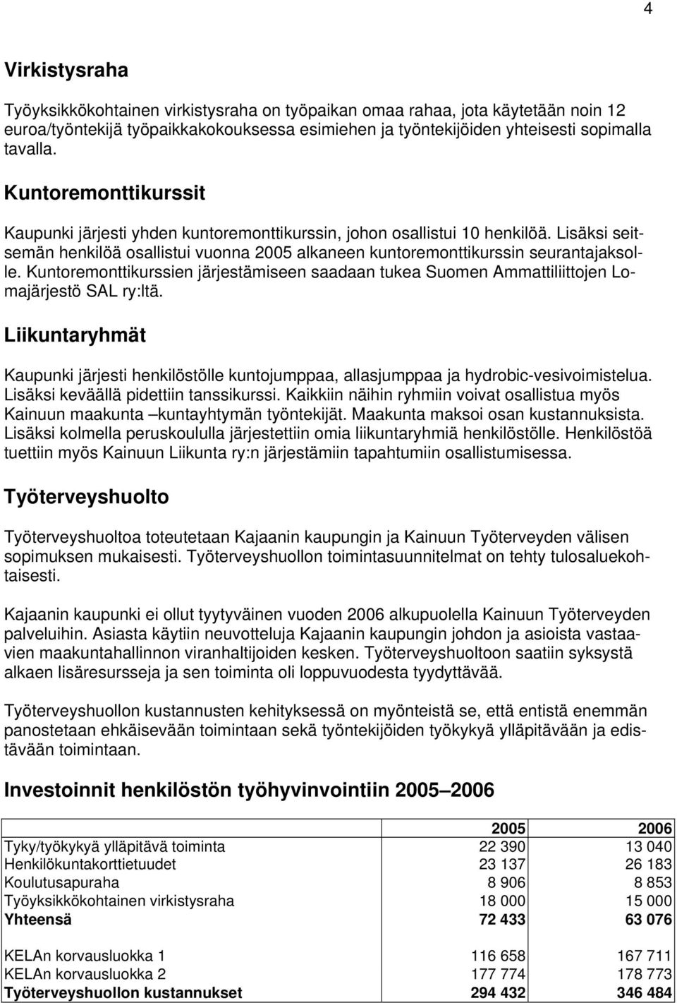 Kuntoremonttikurssien järjestämiseen saadaan tukea Suomen Ammattiliittojen Lomajärjestö SAL ry:ltä.
