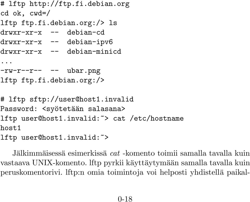 invalid:~> cat /etc/hostname host1 lftp user@host1.