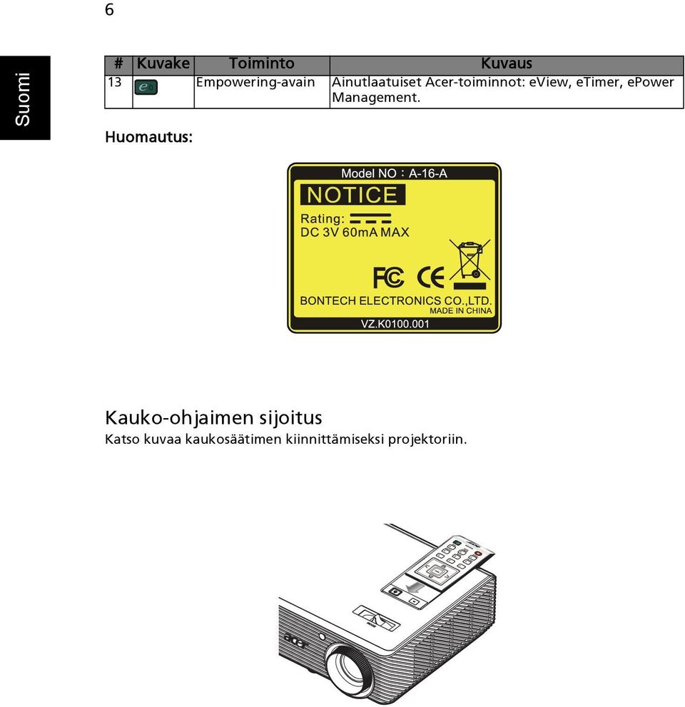 etimer, epower Management.