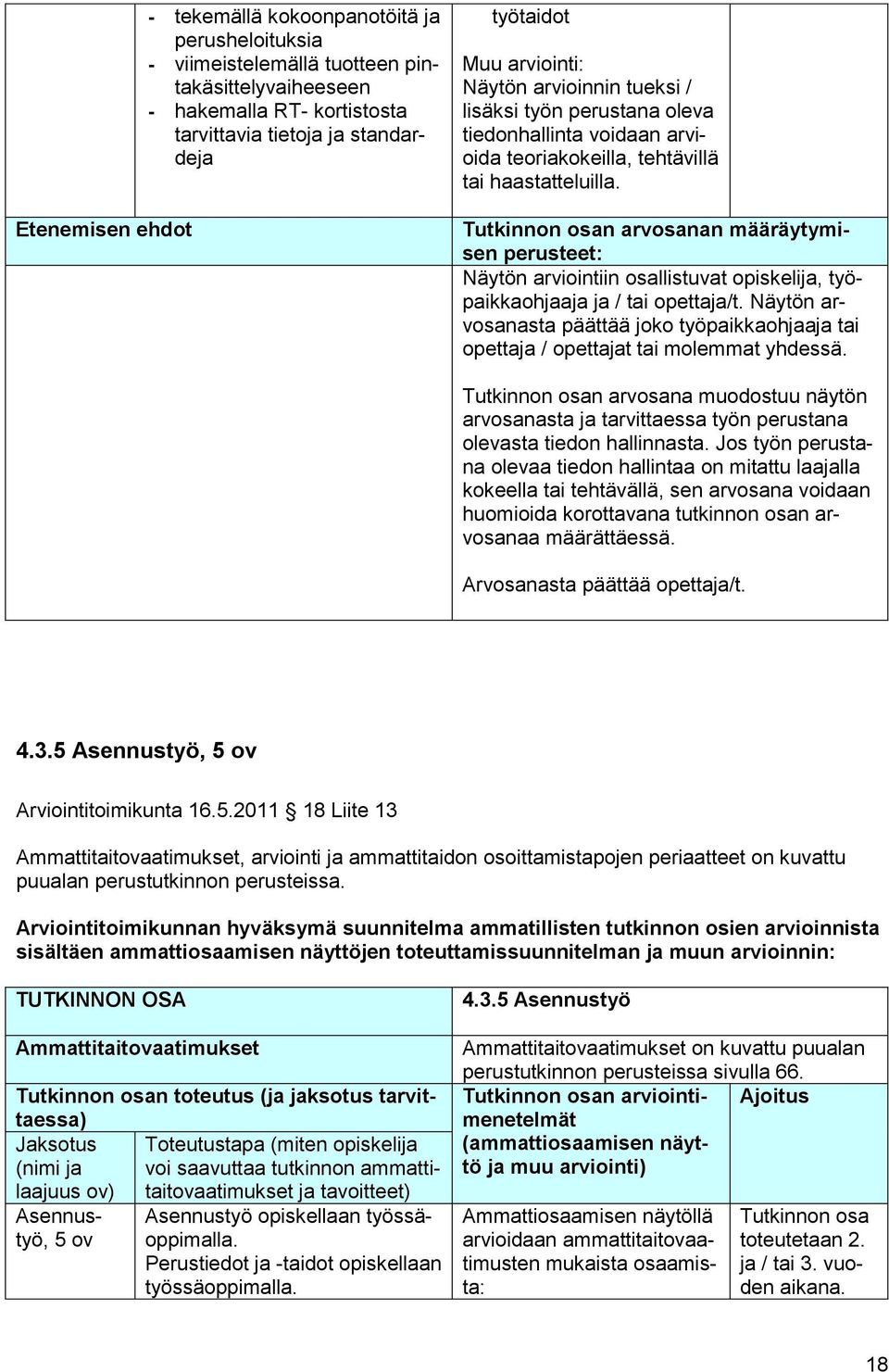 Näytön arvosanasta päättää joko työpaikkaohjaaja tai opettaja / opettajat tai molemmat yhdessä. n arvosana muodostuu näytön 4.3.5 