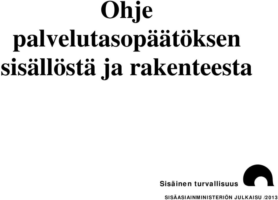 Sisäinen turvallisuus