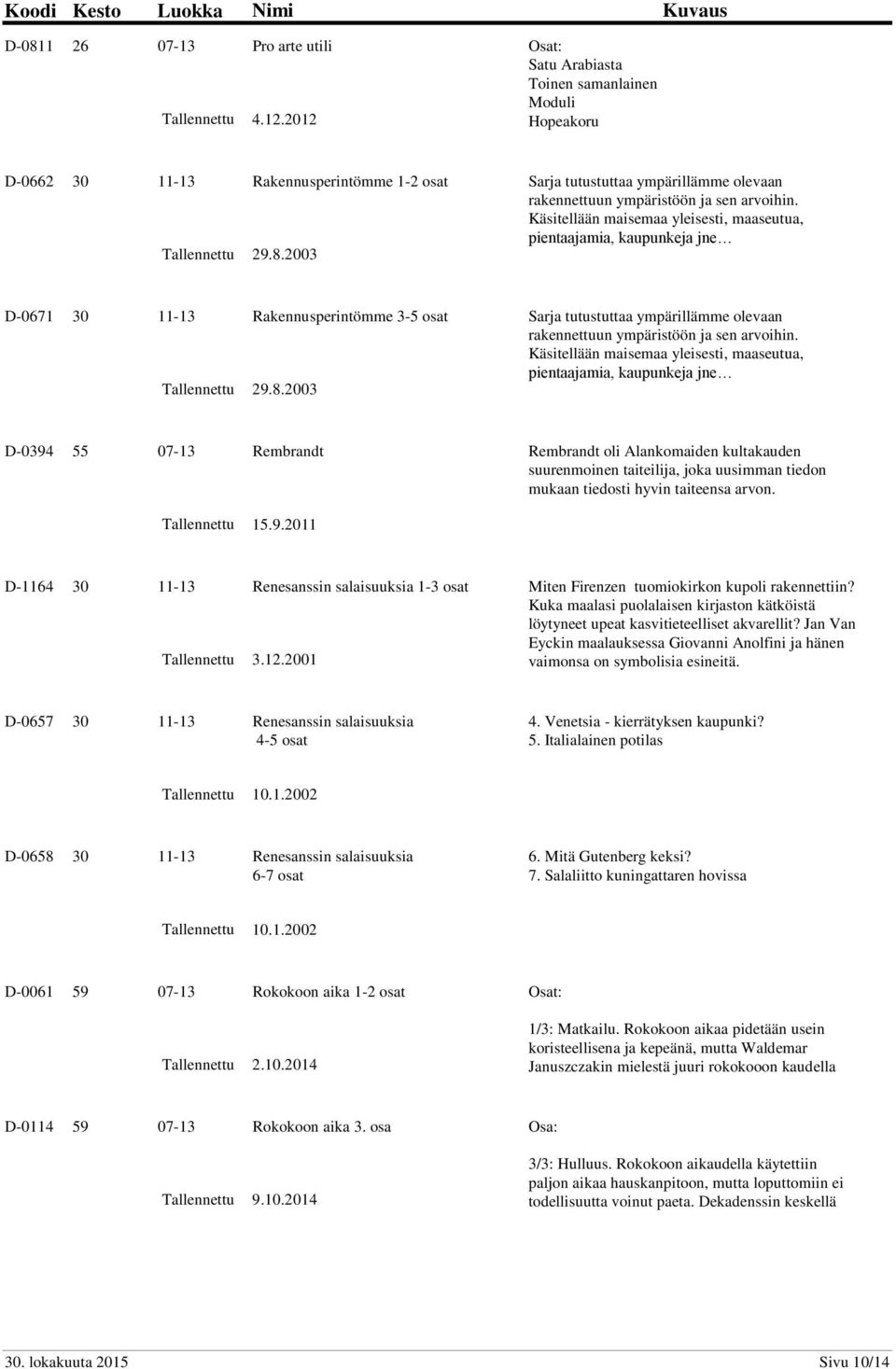 Käsitellään maisemaa yleisesti, maaseutua, pientaajamia, kaupunkeja jne 29.8.