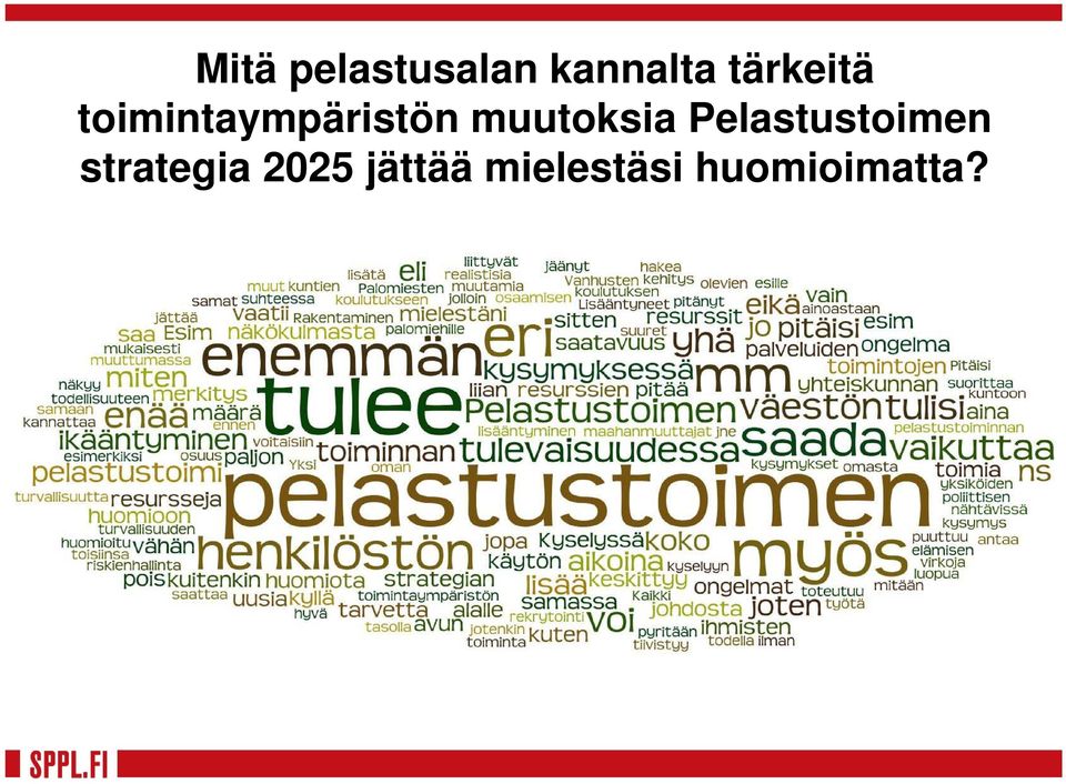 muutoksia Pelastustoimen