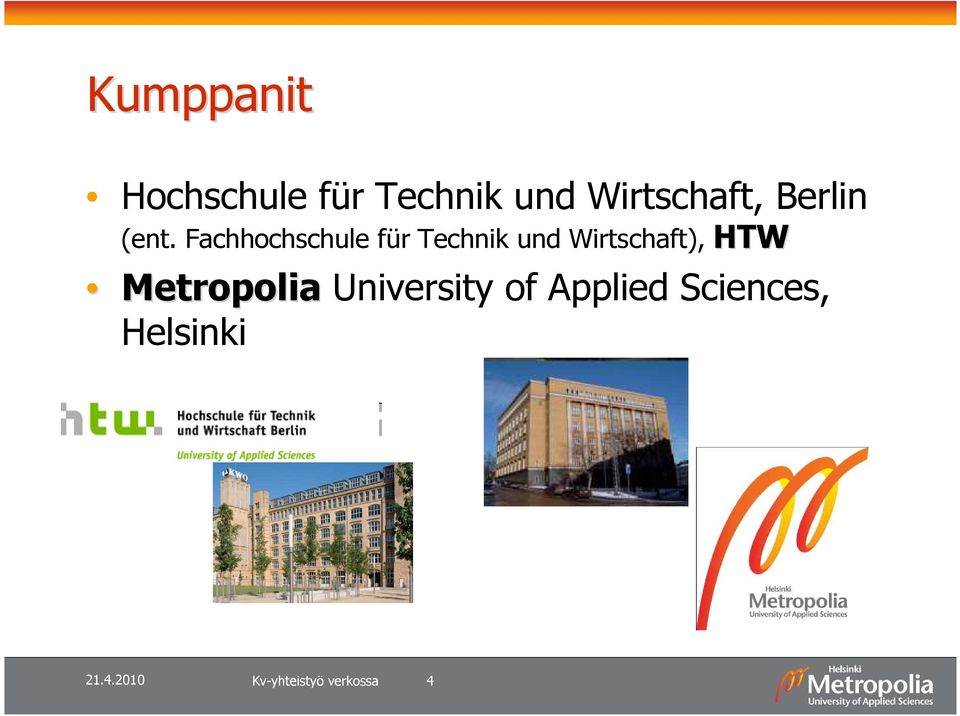 Fachhochschule für Technik und Wirtschaft),