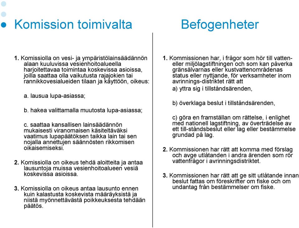 tilaan ja käyttöön, oikeus: a. lausua lupa-asiassa; b. hakea valittamalla muutosta lupa-asiassa; c.