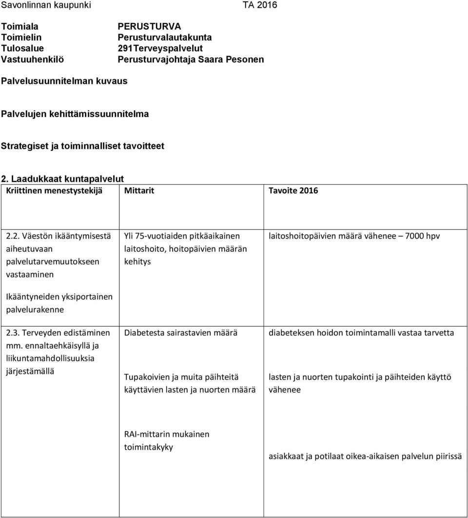 3. Terveyden edistäminen mm.