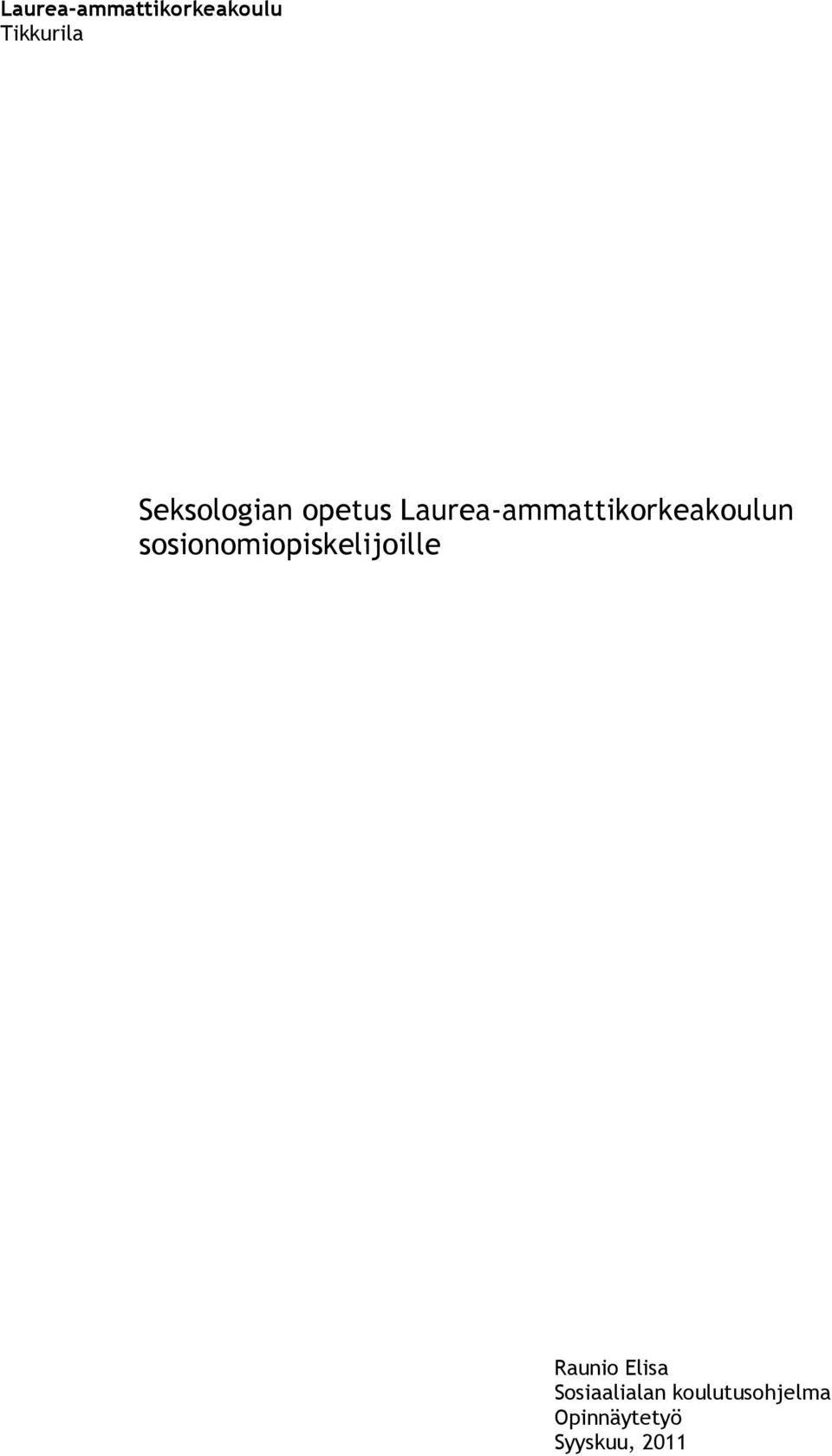 Laurea-ammattikorkeakoulun