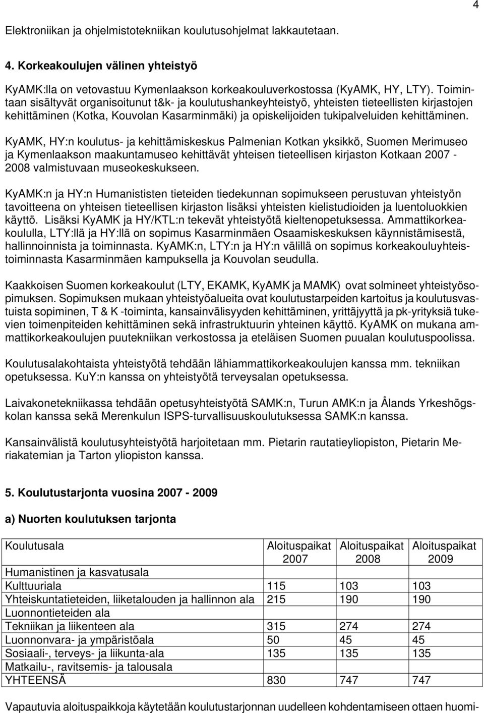 KyAMK, HY:n koulutus- ja kehittämiskeskus Palmenian Kotkan yksikkö, Suomen Merimuseo ja Kymenlaakson maakuntamuseo kehittävät yhteisen tieteellisen kirjaston Kotkaan 2007-2008 valmistuvaan