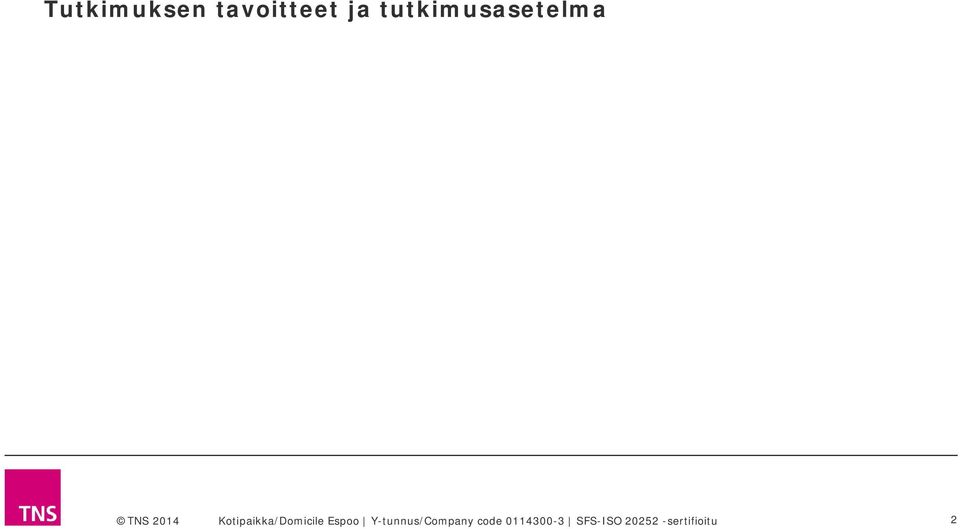 Kotipaikka/Domicile Espoo