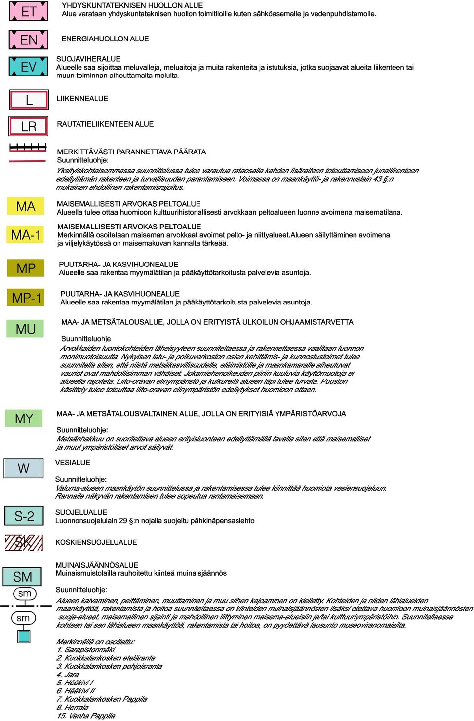 L LR LIIKENNEALUE RAUTATIELIIKENTEEN ALUE MERKITT V STI PARANNETTAVA P RATA MAISEMALLISESTI ARVOKAS PELTOALUE Alueella tulee ottaa huomioon kulttuurihistoriallisesti arvokkaan peltoalueen luonne