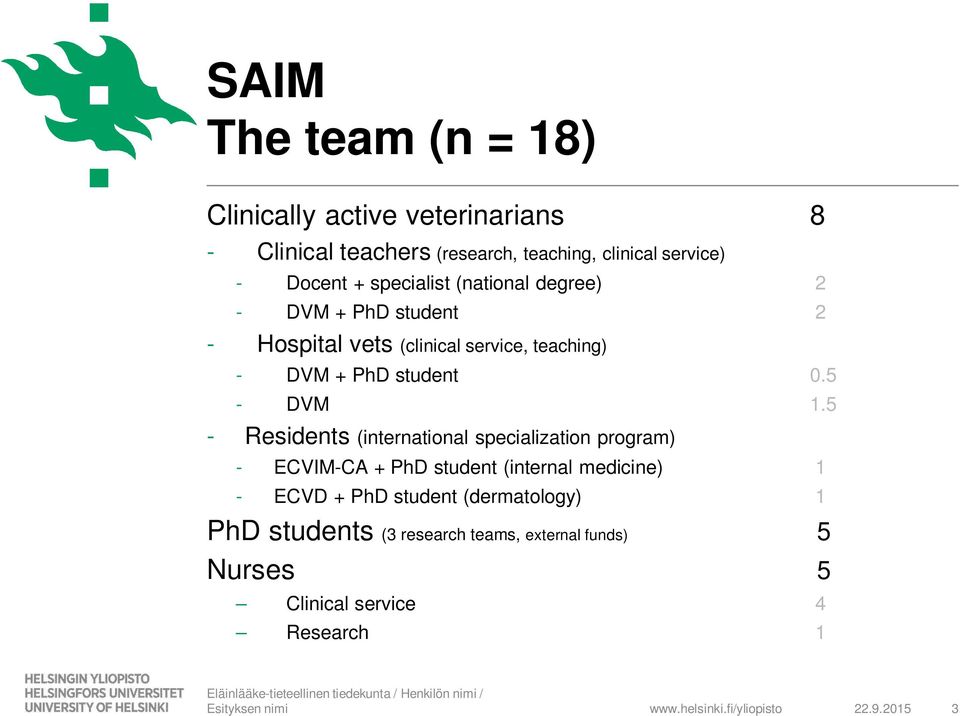 student 0.5 - DVM 1.