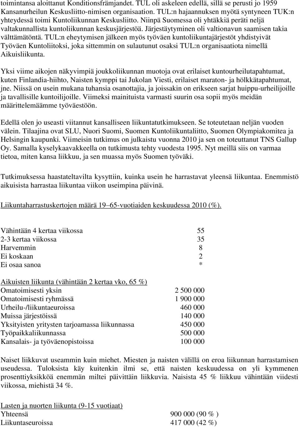 Järjestäytyminen oli valtionavun saamisen takia välttämätöntä.